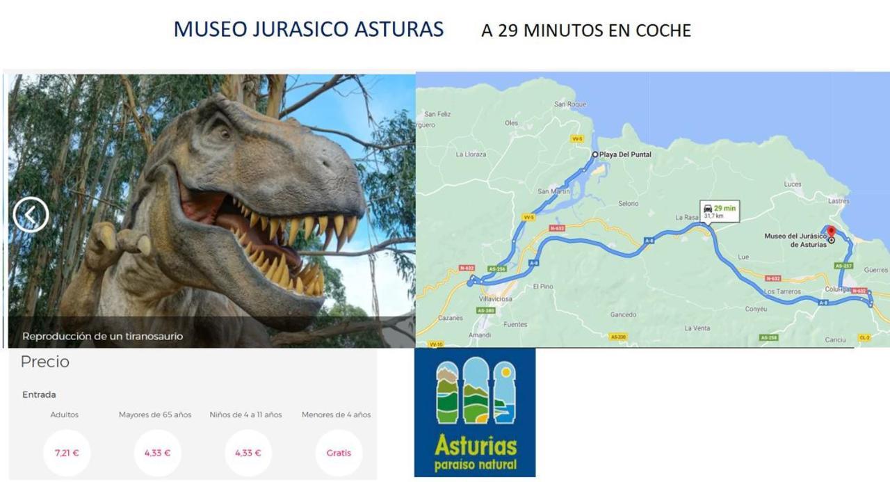 Playa Del Puntal Villaviciosa Asturias Lujo Primera Linea Playa エクステリア 写真
